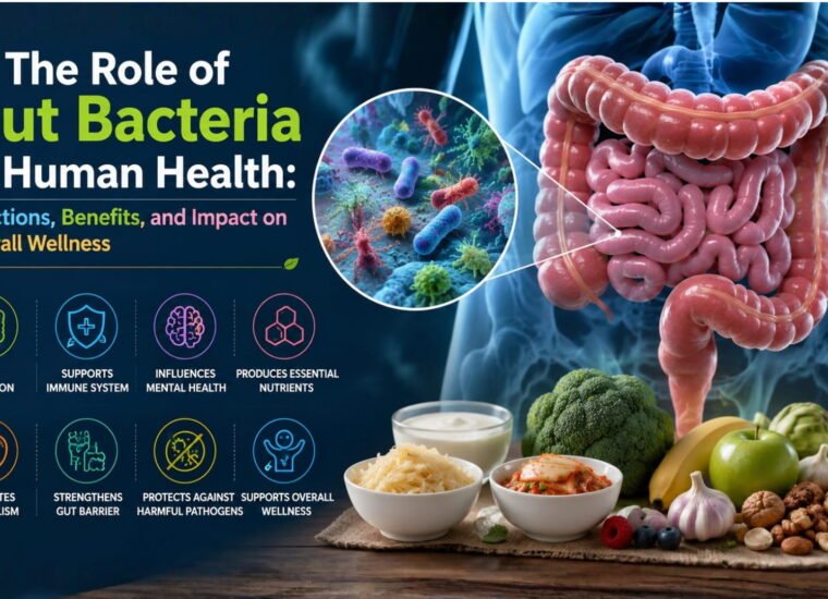 The Role of Gut Bacteria in Human Health- Functions, Benefits, and Impact on Overall Wellness